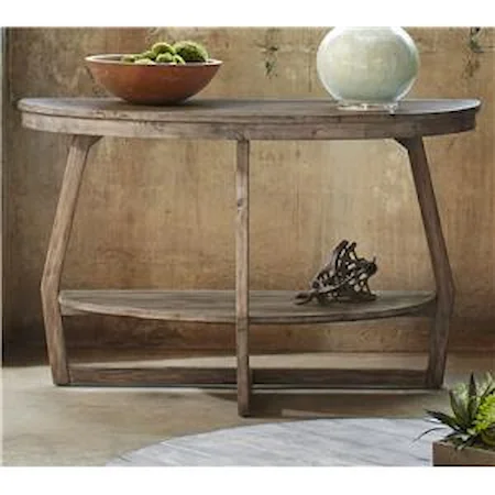 Console Table with Shelf